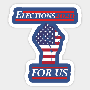 elections USA america 2020 vote Bing Tribbiani trump Brady Belichick Sticker